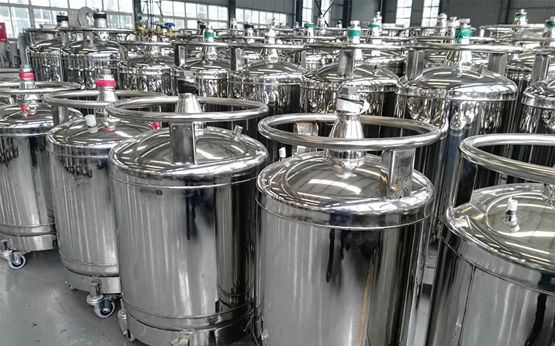 Self-Pressurized LN2 Liquid Nitrogen Tanks